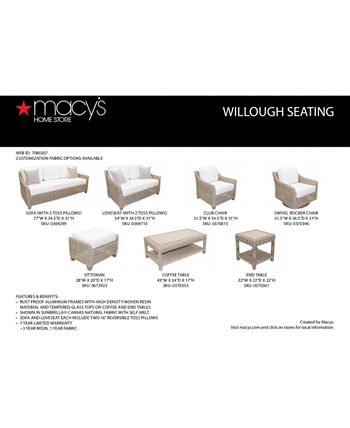 Macys willough sale outdoor furniture