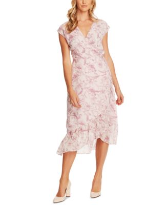 vince camuto faux wrap dress