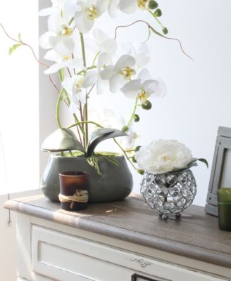 Elipse Crystal Circular Bowl Candle Holder, Flower Vase, Wedding Centerpiece