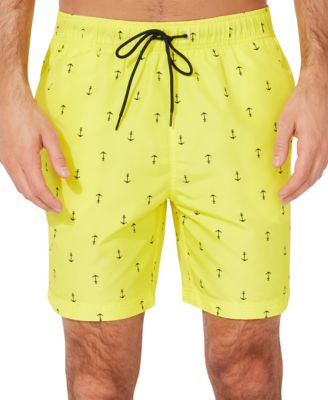Nautica - Men's Quick-Dry Anchor-Print 8" Swim Trunks