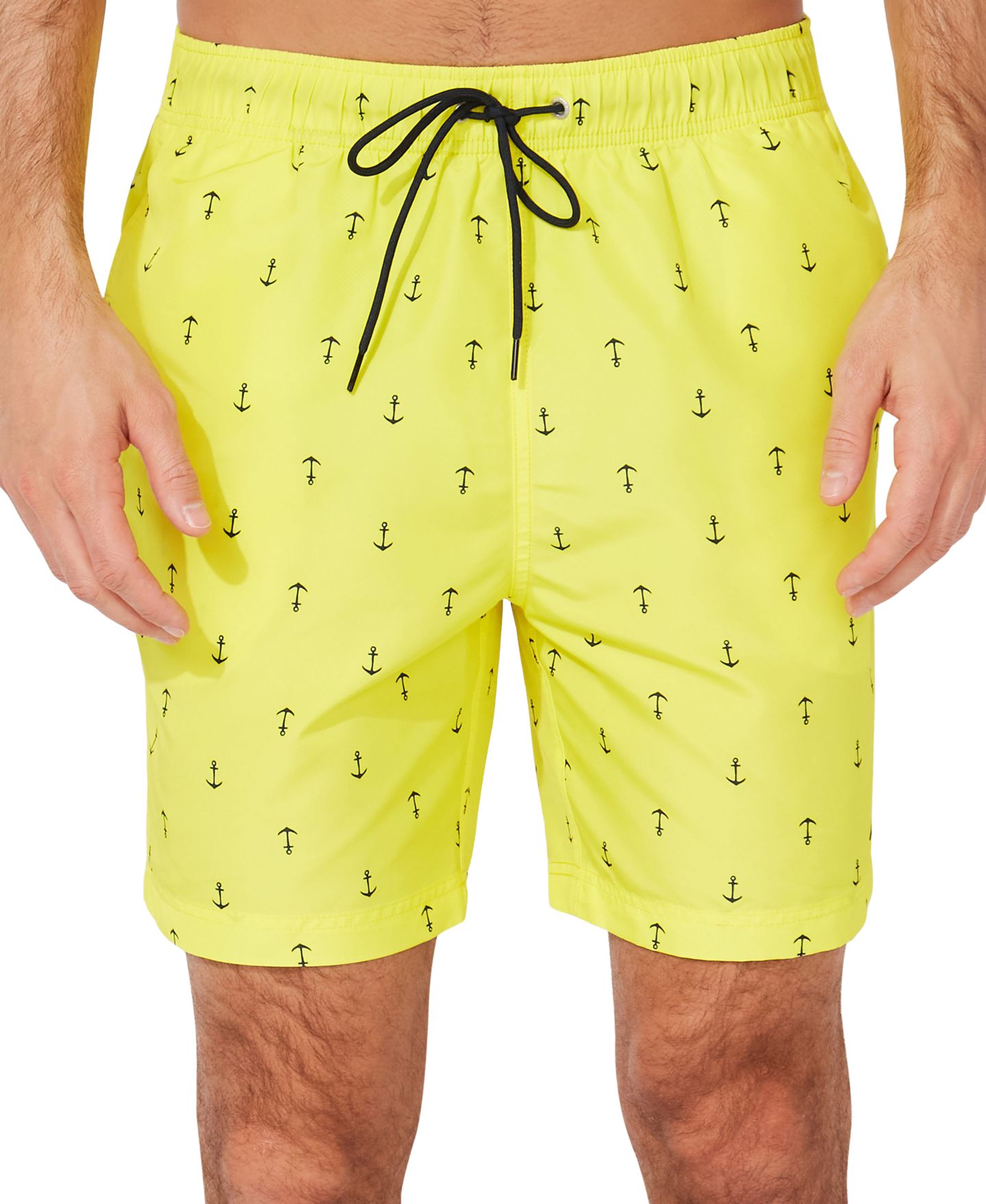 Плавки Anchor-Print для мужчин — Nautica, цвет: Жёлтый — фото 1