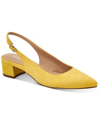 yellow pumps macys