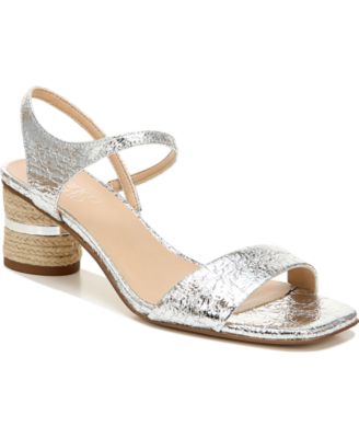 franco sarto silver sandals