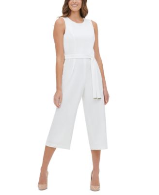 Tommy Hilfiger - Belted Cropped Jumpsuit