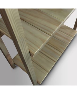 Essex Folding Coat Rack with 2 Shelves