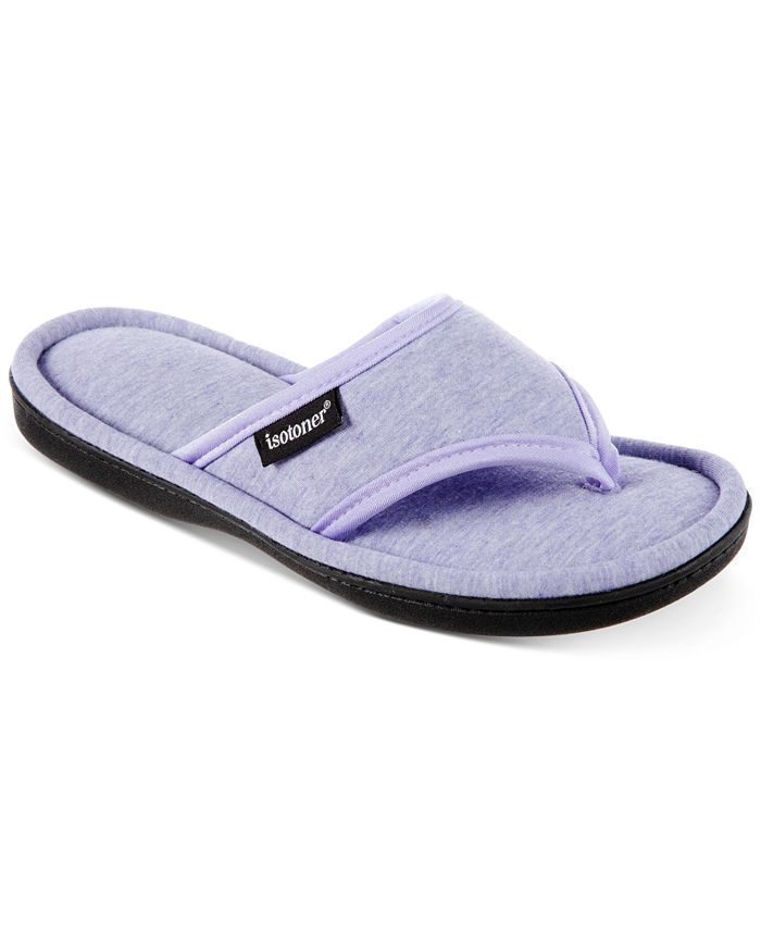 Isotoner Signature Women's Jersey Cambell Thong Slippers With Memory