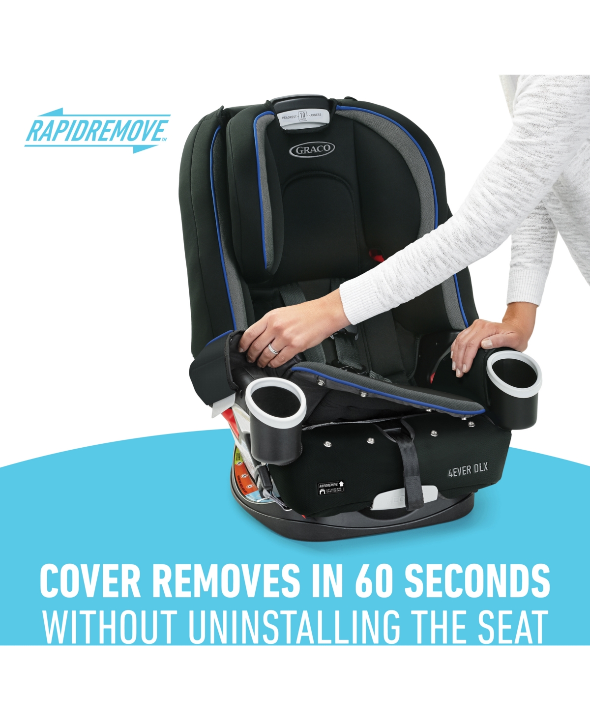 Graco 4ever Dlx 4-in-1 Car Seat In Zagg,black