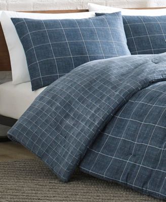 Kenneth Cole New York Holden Grid Duvet Cover Set, King
