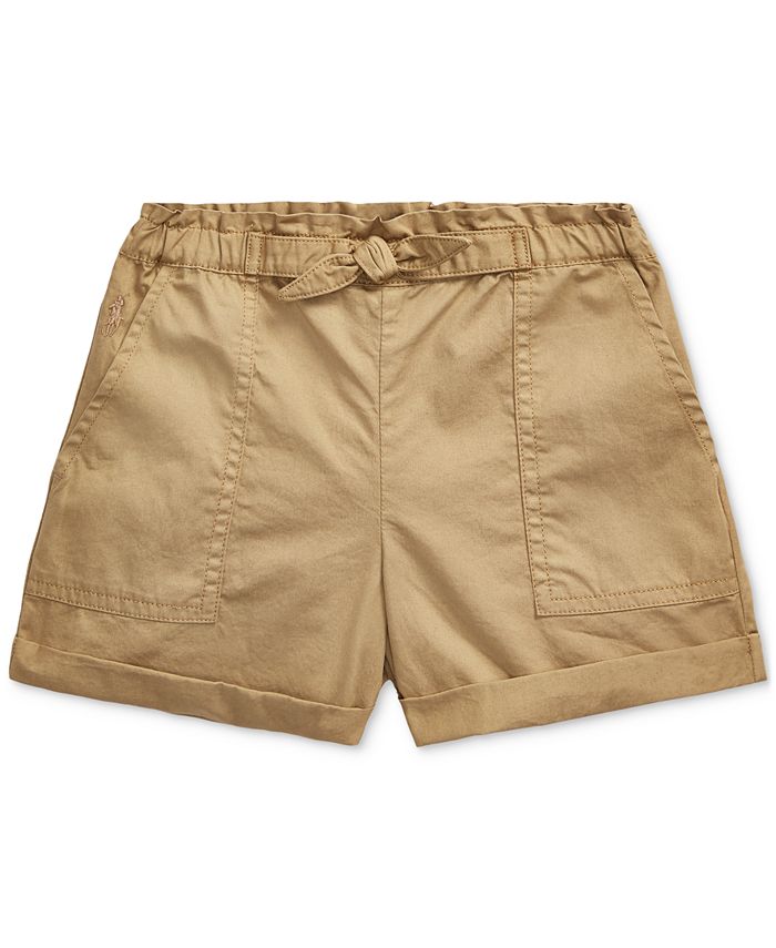 Polo Ralph Lauren Toddler Girls Cotton Twill Camp Shorts Macy's