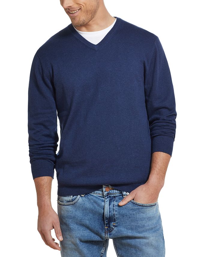 Weatherproof Vintage Men's Long Sleeve V-neck Sweater - Macy's