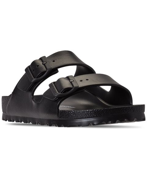Женские сандалии Birkenstock Arizona Essentials EVA Two-Strap, цвет: Чёрный