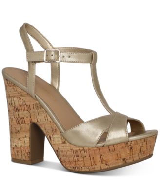 macys womens gold sandals