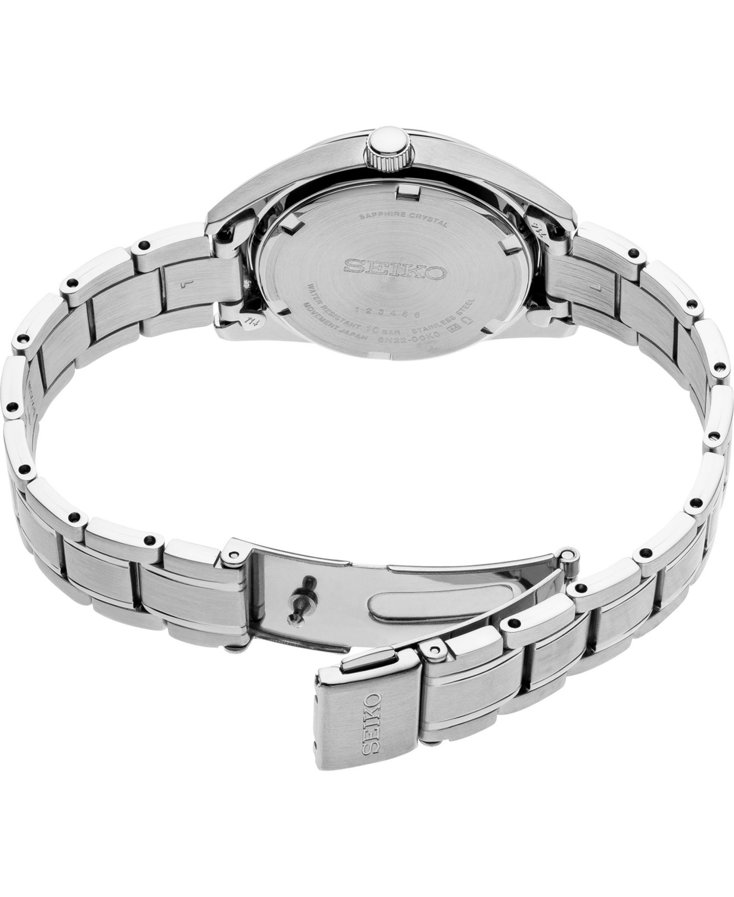 Женские часы Seiko Essentials Stainless Steel Bracelet Watch 29.8mm — фото 3