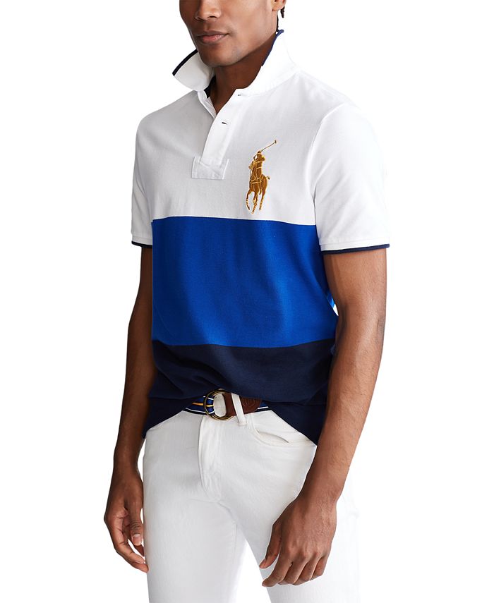 Polo Ralph Lauren Men's Custom Slim Fit Soft Cotton Polo Shirt - Macy's