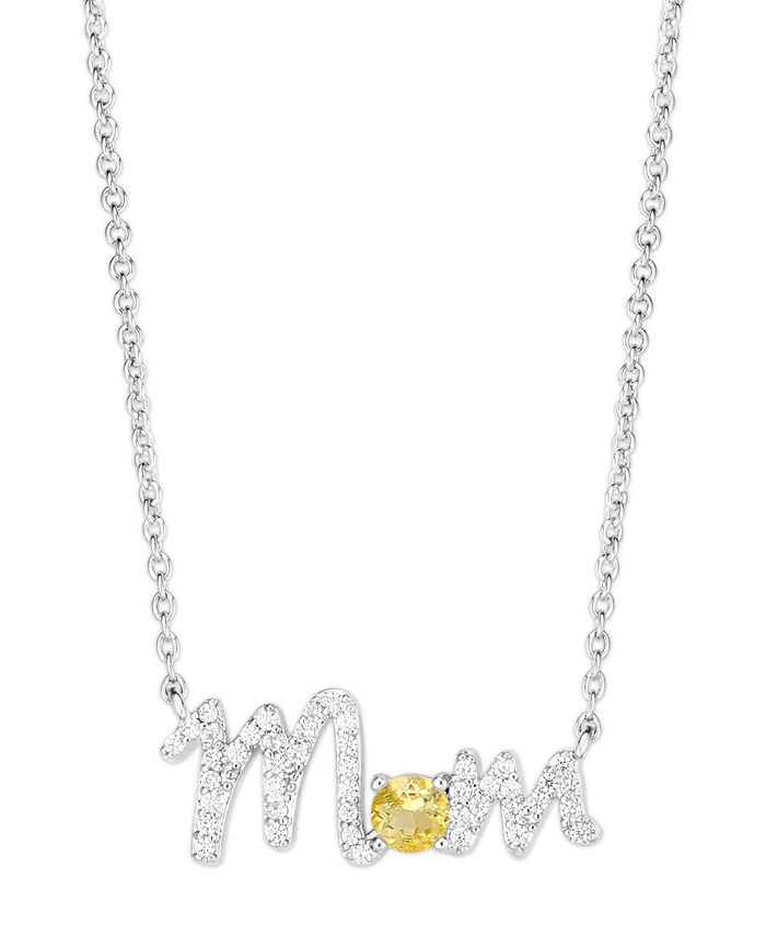 Macys sales birthstone necklace