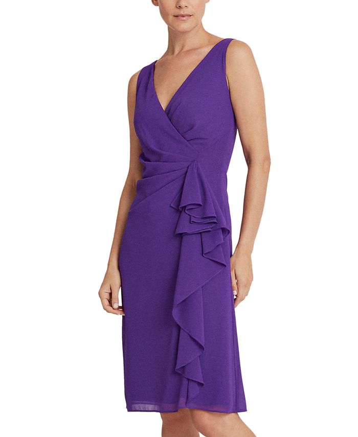 Lauren Ralph Lauren Ruffled Cocktail Dress Macy's