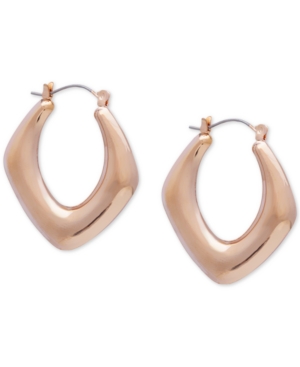 image of Guess Diamond-Shape Hoop Earrings