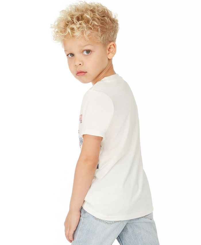 Epic Threads Little Boys Dino Stripe T-Shirt, Created for Macy's - Macy's
