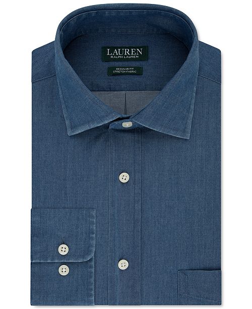 Lauren Ralph Lauren Men S Heritage Classic Fit Indigo Solid Dress