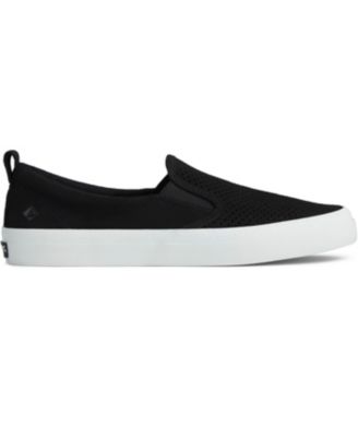 Women's Crest Twin Gore Perforated Slip On Sneakers, Created for Macy's