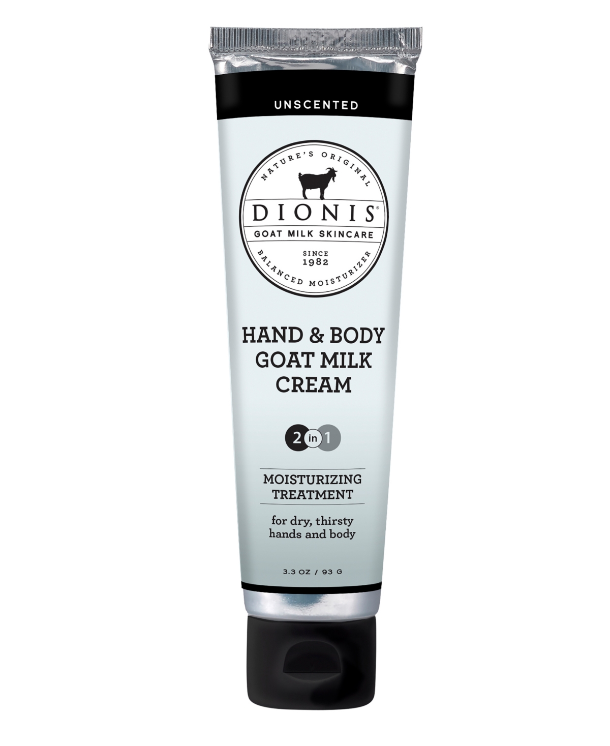 Dionis Unscented Hand & Body Goat Milk Cream