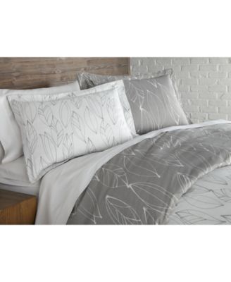 Modern Foliage Ultra Soft Duvet Cover Set, King