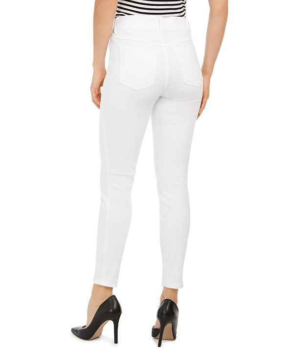 spanx leather like ankle skinny pant