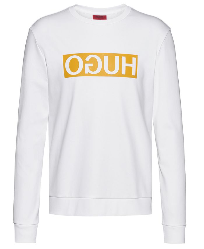 Hugo reverse deals logo sweatshirt