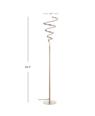 Scribble 60.5" Modern Dimmable Integrated Led Floor Lamp