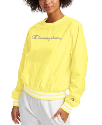 yellow champion sweatshirt womens