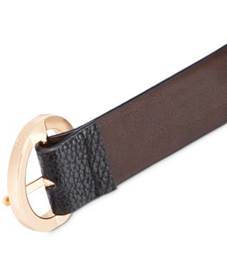 circle buckle belt