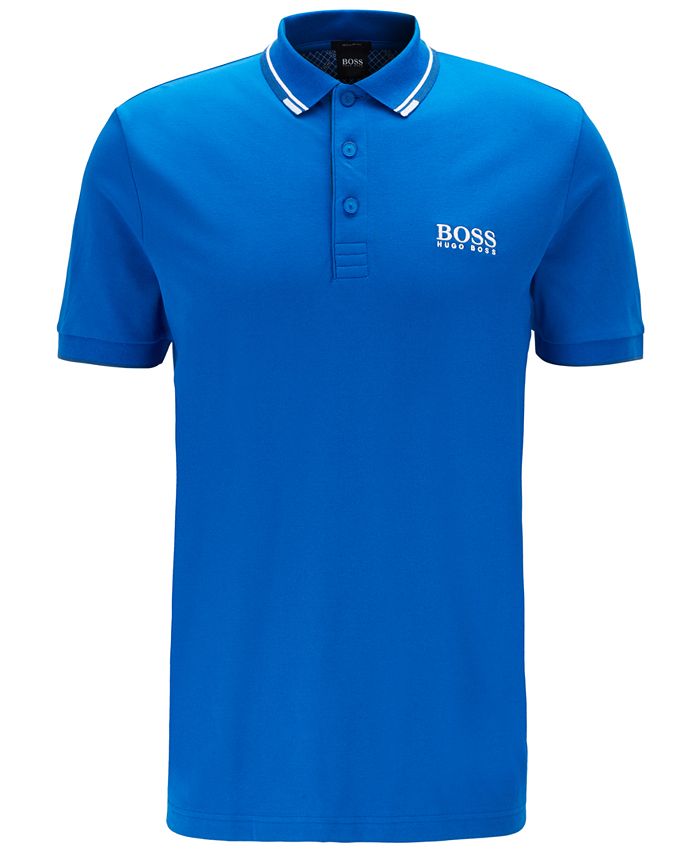 Ryg, ryg, ryg del hjerte krænkelse Hugo Boss Men's Paddy Pro Bright Blue Polo Shirt - Macy's