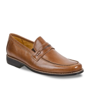 image of Sandro Moscoloni Men-s Moc Toe Penny Strap Slip-On Men-s Shoes