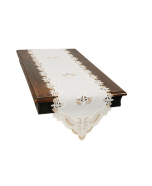 Manor Luxe Anais Elegant Lace Embroidered Cutwork Table Runner