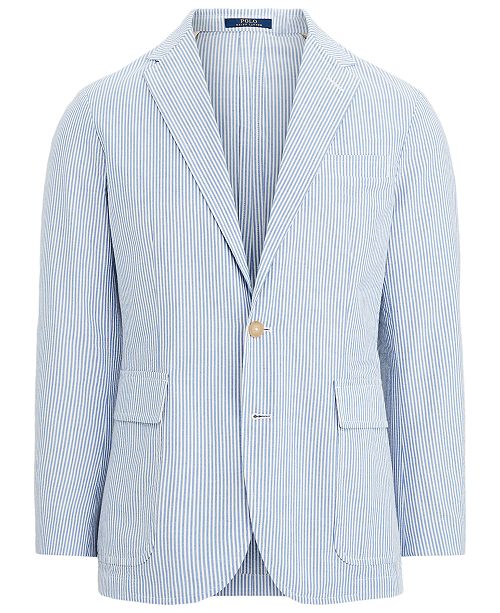Polo Ralph Lauren Men's Seersucker Suit Jacket & Reviews - Blazers ...