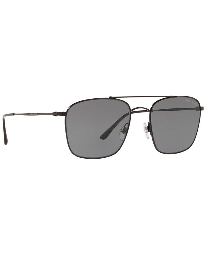 Giorgio Armani Men's Polarized Sunglasses, AR6080 - Macy's