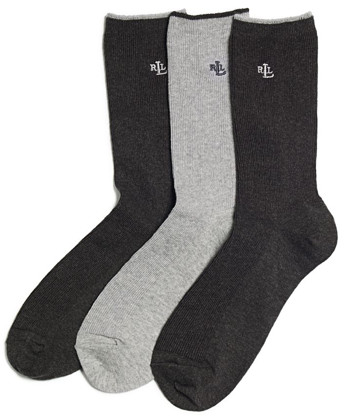 Plus Size 3pk Diamond Trouser Socks