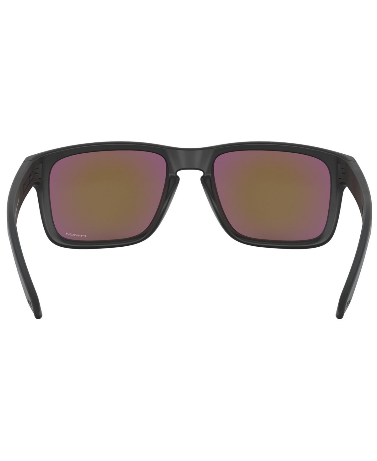 Shop Oakley Men's Sunglasses, Oo9102 Holbrook In Matte Black,prizm Violet