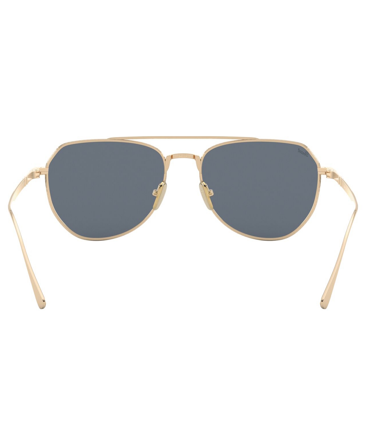 Shop Persol Unisex Sunglasses Po5003st In Gold,light Blue