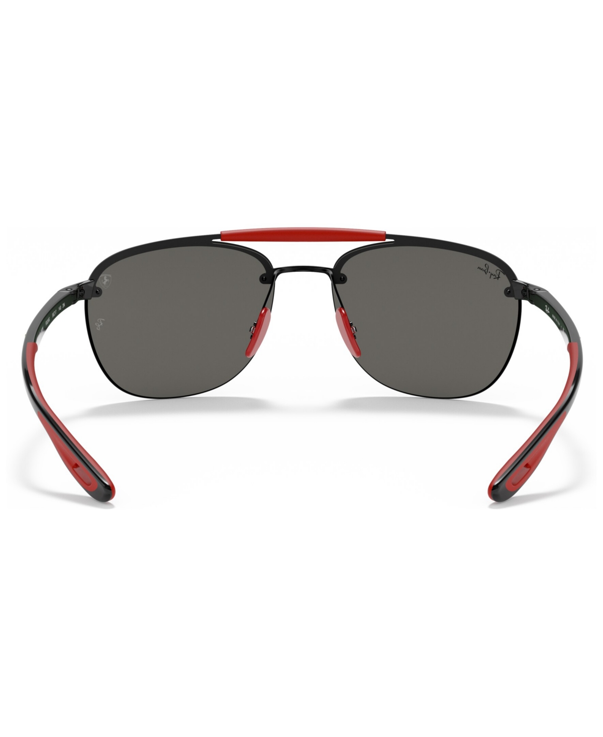Shop Ray Ban Men's Sunglasses, Rb3662m Scuderia Ferrari Collection 59 In Matte Black,grey Mirror Silver