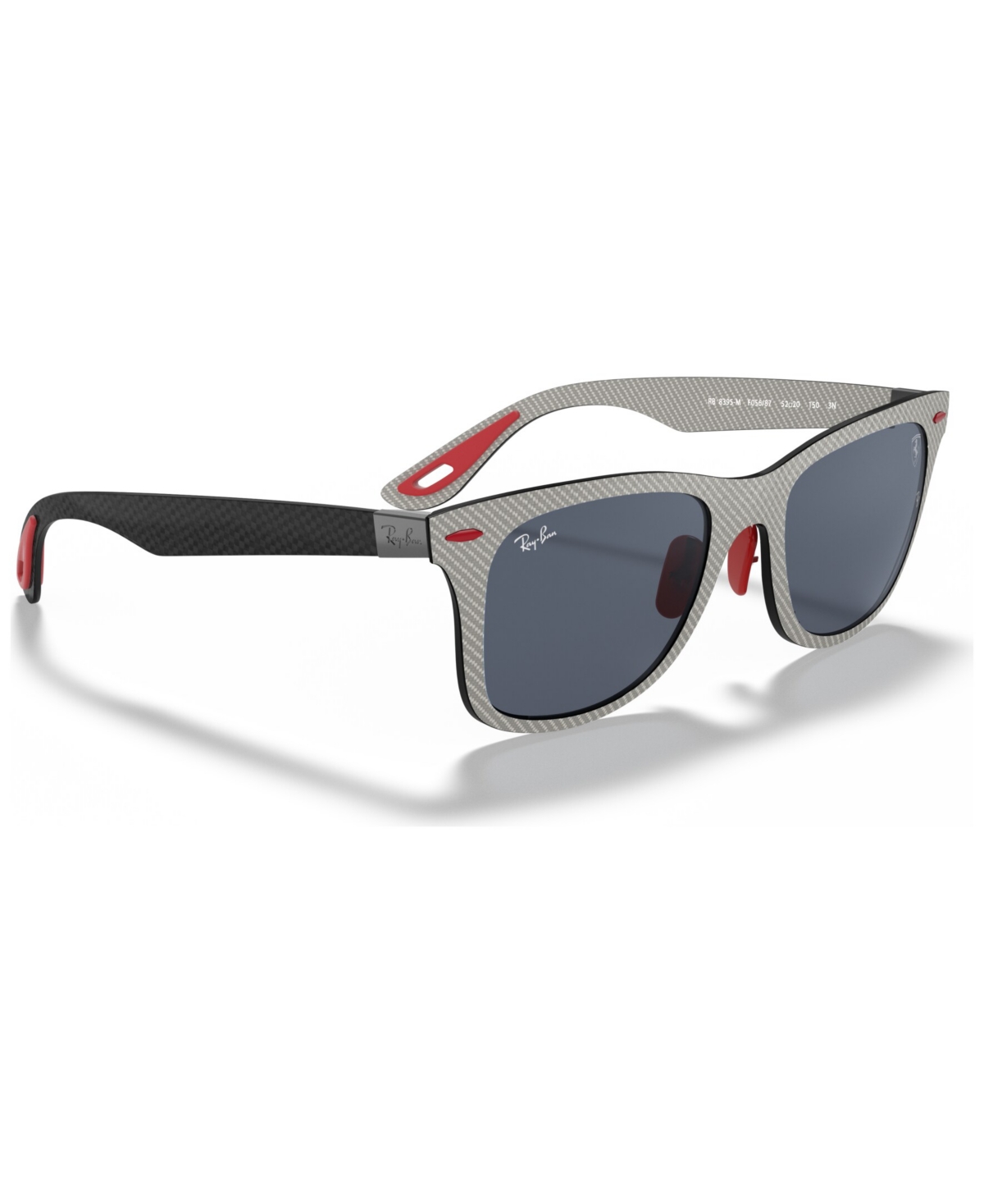 Ray-Ban Unisex Sunglasses, RB8395M Scuderia Ferrari Collection 52 -DARK GREY