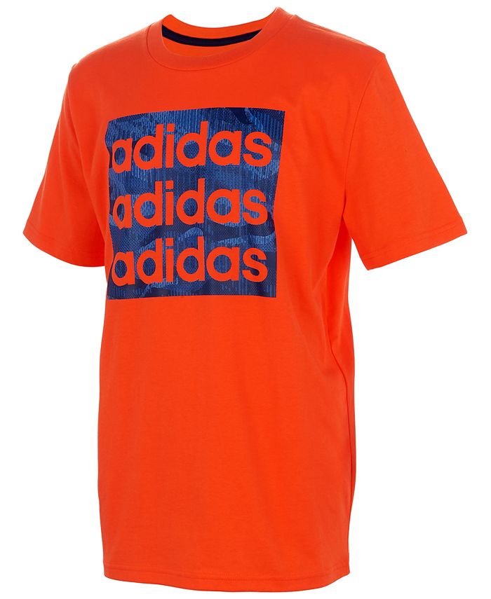 adidas Big Boys Core Camo Logo T-Shirt - Macy's