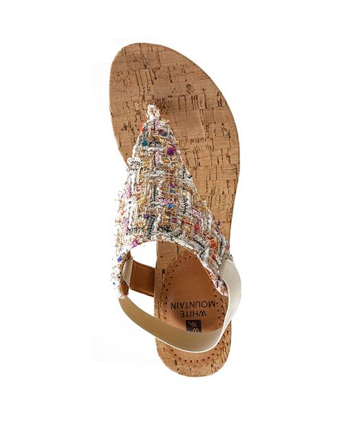 White Mountain Women's All Good Cork Wedge Sandals & Reviews - All