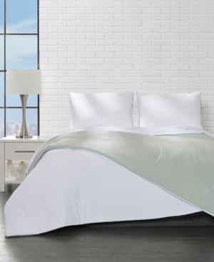 Reversible Microfiber Polka Dot Full/Queen Comforter 3 Piece Set Bedding