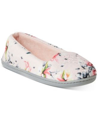 Womens Rebecca Microfiber Velour Closed Back House Slipper