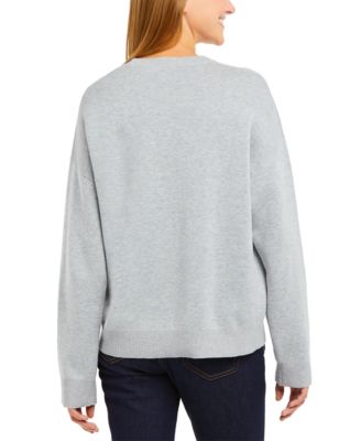 lacoste gray sweater