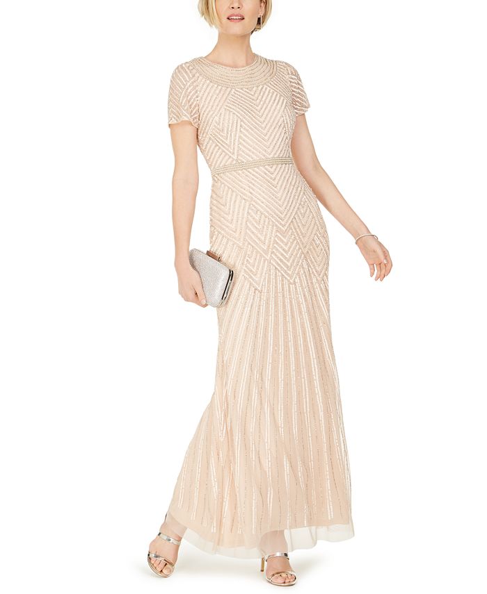 Adrianna Papell Embellished Gown - Macy's