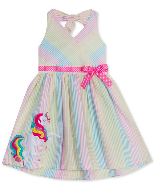 Rare Editions Baby Girls Rainbow Unicorn Halter Dress Reviews