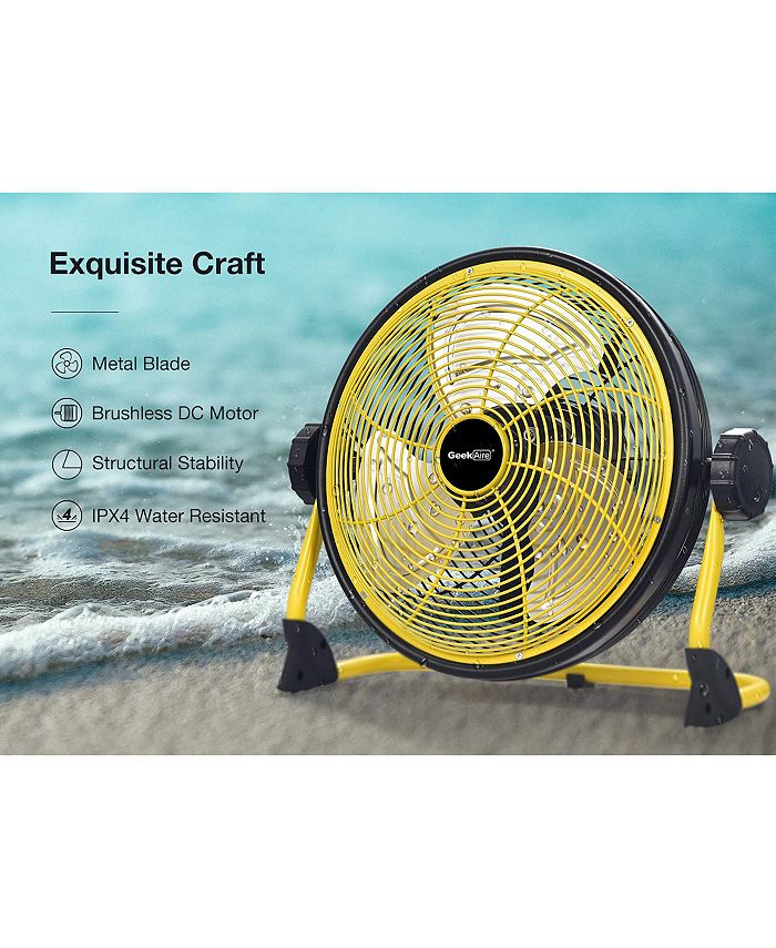 Geek Aire CF1 12In. Rechargeable Outdoor High Velocity Fan Macy's
