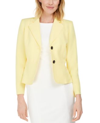 petite yellow blazer